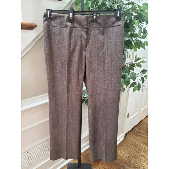 Kasper Women Gray Polyester Modern Fit Contour Waist Wide Leg Dress Pant Size 14 - Picture 12 of 12